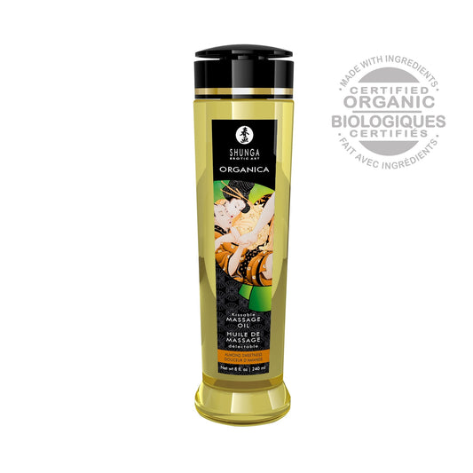 ;Huile de Massage Organica Douceur d'Amande Délectable - Shunga