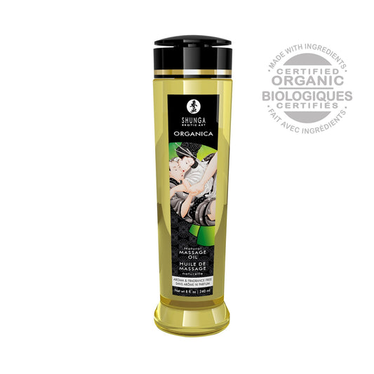 Huile de Massage Organica Neutre BIO Délectable - Shunga