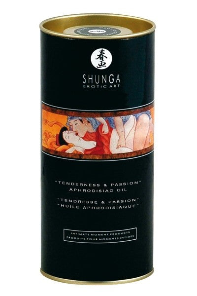 Huile Chauffante Aphrodisiaque Fraise Vin Pétillant - Shunga