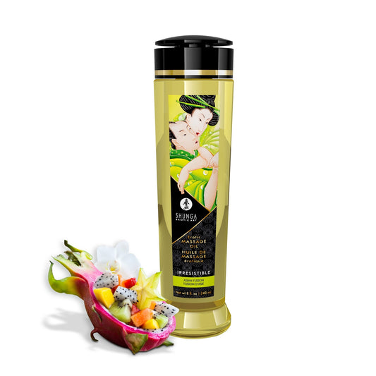 Huile de Massage Érotique Irrésistible "Fusion d'Asie" - Shunga