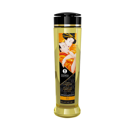 ;Huile de Massage Érotique Stimulation "Pêche" - Shunga