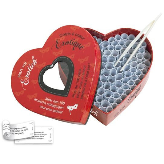 Tease & Please - Corps A Coeur Erotique - TEASE&PLEASE | jeux, jeux de couple | Dimensions : 124