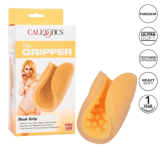 Calexotics - Masturbateur Grip Perlé Orange - CALEXOTICS | sextoys, jouets sexuels pour hommes, divers masturbateurs | Dimensions : 300