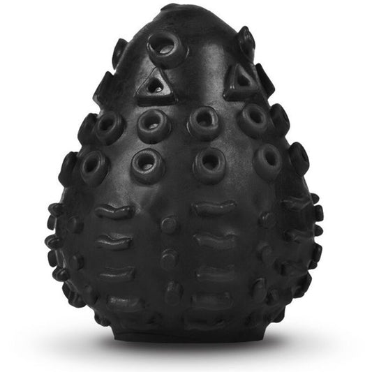 G-Vibe - Oeuf Masturbateur Texturé Réutilisable Noir - G-VIBE | sextoys, jouets sexuels pour hommes, divers masturbateurs | Dimensions : 46