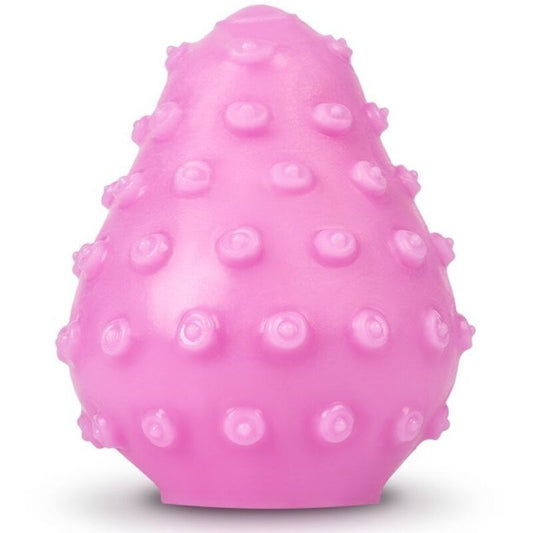 G-Vibe - Masturbateur Texturé Réutilisable Oeuf Rose - G-VIBE | sextoys, jouets sexuels pour hommes, divers masturbateurs | Dimensions : 46