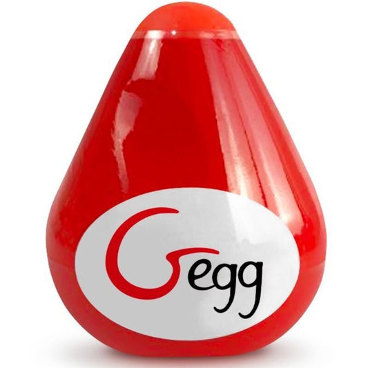G-Vibe - Oeuf Masturbateur Texturé Réutilisable Rouge