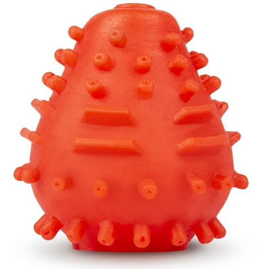 G-Vibe - Oeuf Masturbateur Texturé Réutilisable Rouge - G-VIBE | sextoys, jouets sexuels pour hommes, divers masturbateurs | Dimensions : 46