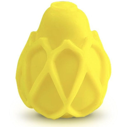 G-Vibe - Oeuf Masturbateur Texturé Jaune Réutilisable - G-VIBE | sextoys, jouets sexuels pour hommes, divers masturbateurs | Dimensions : 46