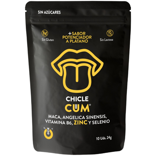 Wug Sex Sense - Cum Augmentation De L''Éjaculation Gomme Et Sperme Saveur Banane 10 Unités - WUG SEX SENSE | pharmacie, compléments alimentaires, gommes stimulantes | Dimensions : 30