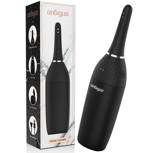 Anbiguo - Nettoyeur Anal Automatique Ultime 5 Intensités - ANBIGUO | pharmacie, désinfection et entretien, nettoyage intime | Dimensions : 246