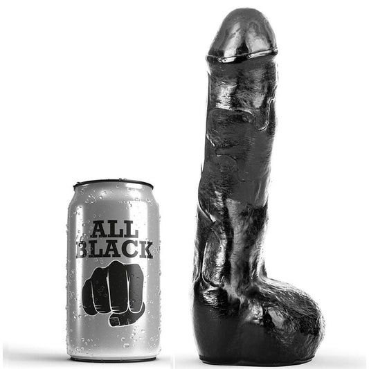 All Black - Pene Anal Réaliste 20 Cm - ALL BLACK | sextoys, godes sans vibration, pénis réalistes | Dimensions : 485