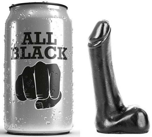 All Black - Gode 9 Cm - ALL BLACK | sextoys, godes sans vibration, pénis réalistes | Dimensions : 40