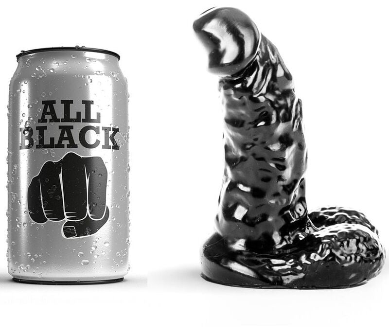 All Black - Gode 13 Cm - ALL BLACK | sextoys, godes sans vibration, pénis réalistes | Dimensions : 221