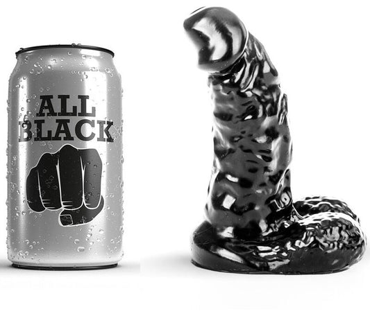 All Black - Gode 13 Cm - ALL BLACK | sextoys, godes sans vibration, pénis réalistes | Dimensions : 221
