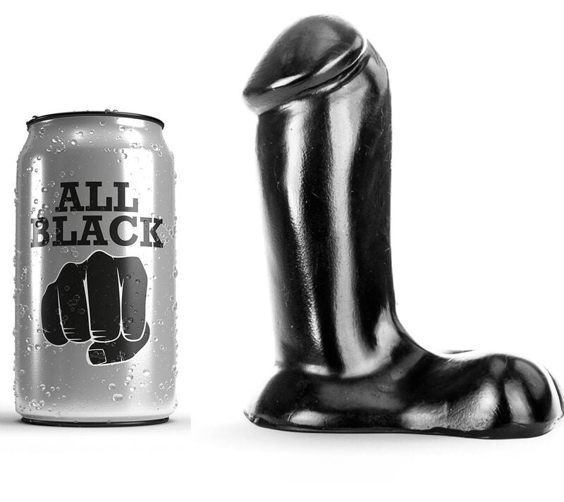 All Black - Gode Réaliste 14 Cm - ALL BLACK | sextoys, godes sans vibration, pénis réalistes | Dimensions : 238