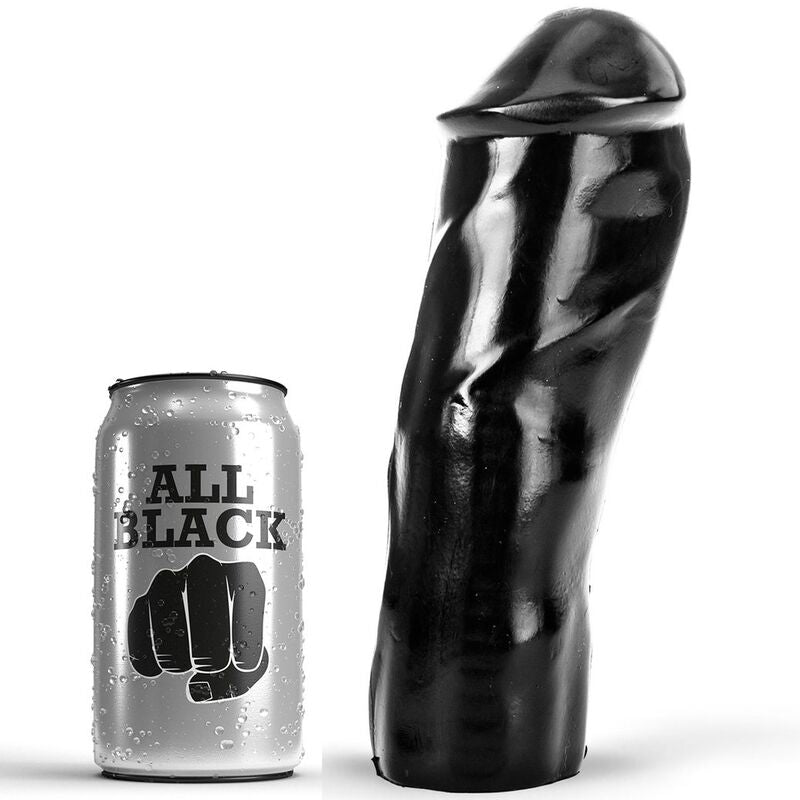 All Black - Gode Réaliste 20 Cm - ALL BLACK | sextoys, godes sans vibration, pénis réalistes | Dimensions : 445