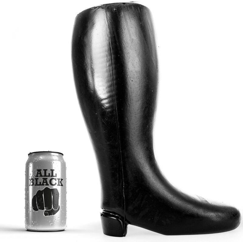 Botte de fisting souple All Black 31 cm