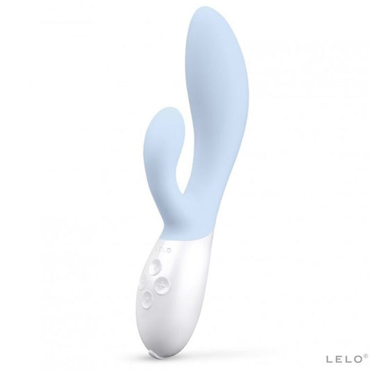 Lelo - Vibrateur Ina 3 Luxe Celeste - LELO | sextoys, vibrateurs, vibrateurs de lapin | Dimensions : 360