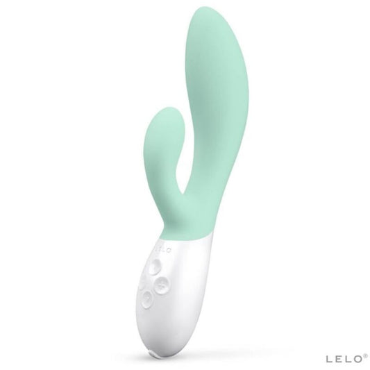 Lelo - Ina 3 Vibrateur Vert Lapin Luxe Aux Algues - LELO | sextoys, jouets pour femmes, stimulateurs, pour clitoris | Dimensions : 360