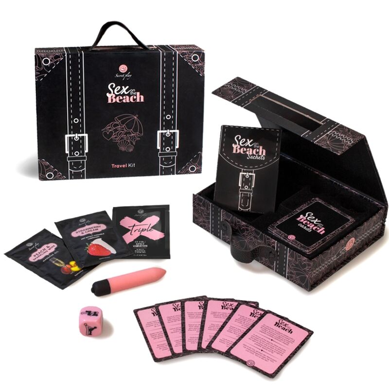 Secretplay - Kit De Voyage Sexe Sur La Plage (Es/En/De/Fr/Nl/Pt)