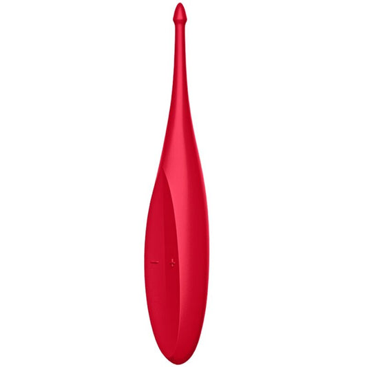 Satisfyer - Vibrateur Twirling Fun Tip Rouge - SATISFYER VIBRATOR | sextoys, jouets pour femmes, stimulateurs, pour clitoris | Dimensions : 315