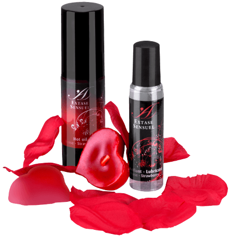 Extase Sensual - Coffre Tentation Rouge - EXTASE SENSUAL | pharmacie, pour les massages, kits de massage | Dimensions : 218