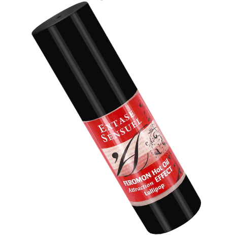 Huile de Massage Chauffante aux Phéromones Saveur Sucettes 30 ml
