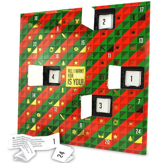 Tease & Please - Calendrier De Avent Érotique - TEASE&PLEASE | jeux, jeux de cartes | Dimensions : 68
