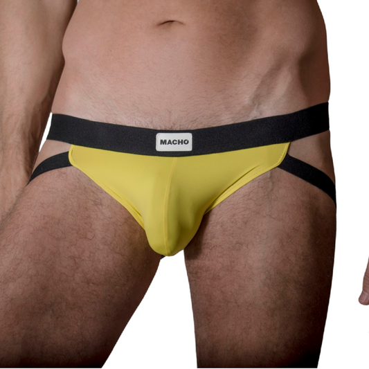 Macho - Veste Mx22A Jaune L/Xl - MACHO UNDERWEAR | mode et lingerie, lingerie homme, jockstraps | Dimensions : 62
