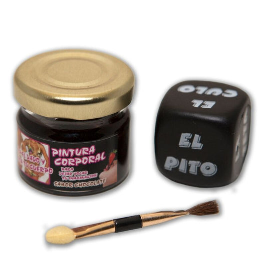 Diablo Picante - Peinture Au Chocolat Et Matrice Pour Le Corps - DIABLO PICANTE | pharmacie, peinture corporelle comestible | Dimensions : 92