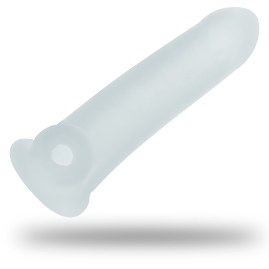 Ohmama - Petit Couvre-Penis Et Testicules En Silicone - OHMAMA FOR HIM | sextoys, jouets sexuels pour hommes, accessoires de pénis, manchons péniens sans extension | Dimensions : 86