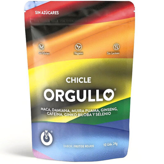 Wug Sex Sense - Orgullo Lgbt Pride 10 Units - WUG SEX SENSE | pharmacie, compléments alimentaires, gommes stimulantes | Dimensions : 32