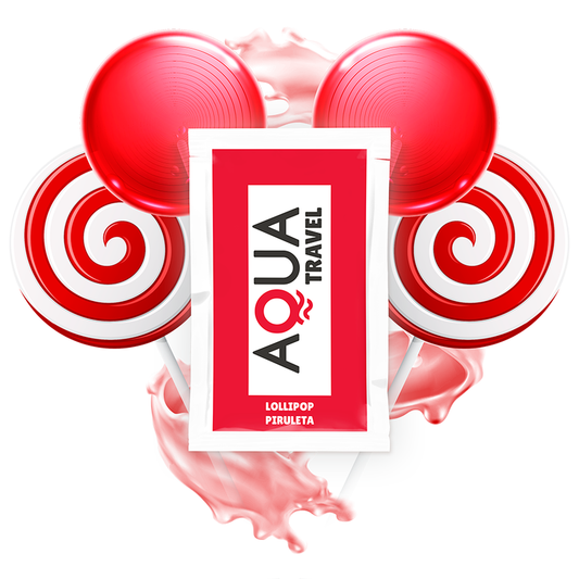 Aqua Travel - Lubrifiant À Base D'Eau Saveur Suce 6 Ml - AQUA TRAVEL | pharmacie, lubrifiants, une seule dose | Dimensions : 8