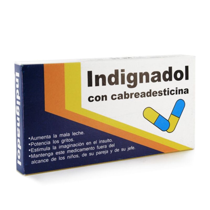 Diable Goloso - Boite A Medicaments Indignadol - DIABLO GOLOSO | articles assortis, bonbons, bonbons amusants | Dimensions : 42