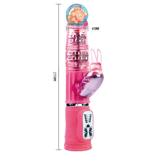 Baile - Passion Rock Lapin Rampante 10F 27 Cm - BAILE ROTATIONS | sextoys, vibrateurs, rotateurs vibrants | Dimensions : 338