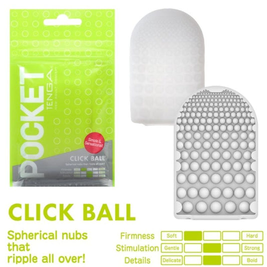 Tenga - Poche Masturbateur Click Ball - TENGA | sextoys, jouets sexuels pour hommes, divers masturbateurs | Dimensions : 22