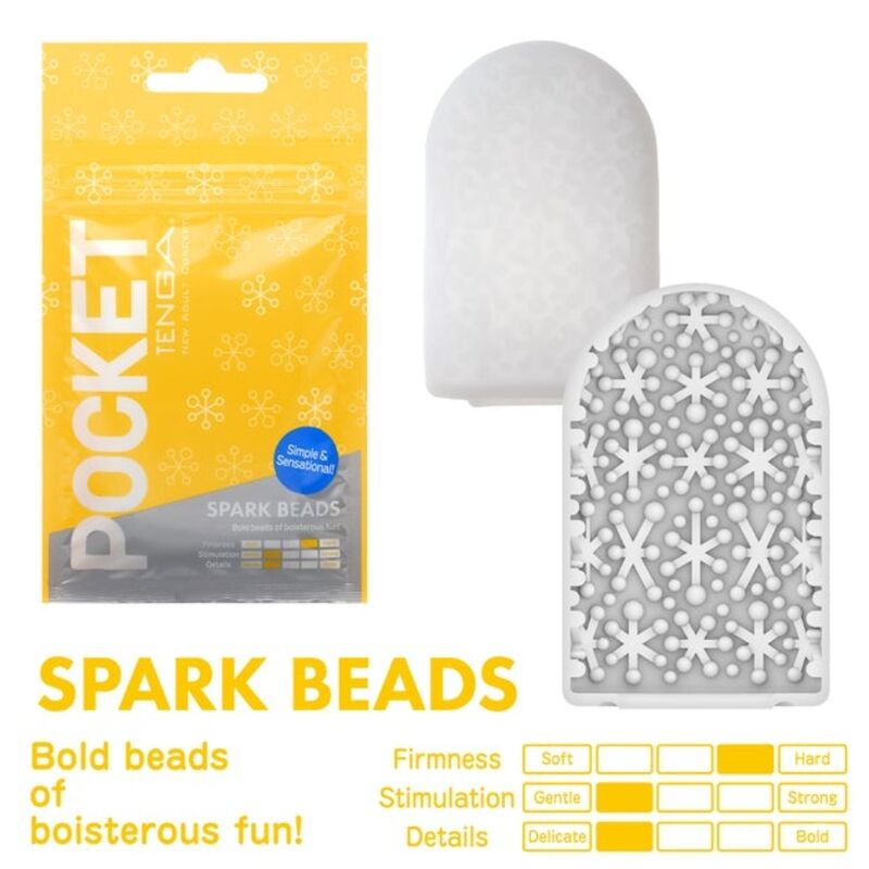 Tenga - Masturbateur De Poche Spark Beards - TENGA | sextoys, jouets sexuels pour hommes, divers masturbateurs | Dimensions : 22