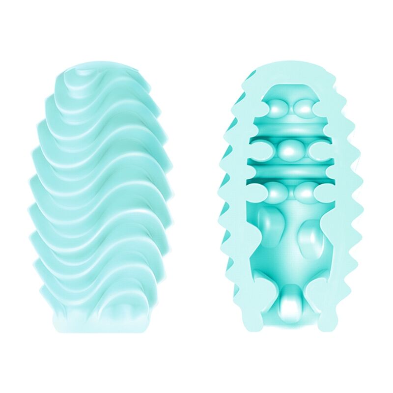 Pretty Love - Oeuf Masturbateur Double Face Turquoise