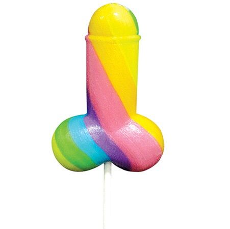 Pride - Spencer & Fleetwood Sucette Lgbt Coq Arc-En-Ciel - PRIDE | articles assortis, bonbons, friandises drôles | Dimensions : 95