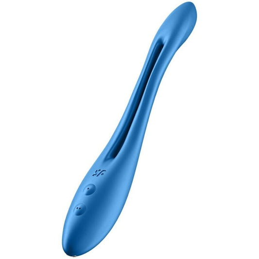 Satisfyer - Vibrateur Multi Élastique Game Bleu - SATISFYER VIBRATOR | sextoys, jouets pour femmes, stimulateurs, pour clitoris | Dimensions : 215