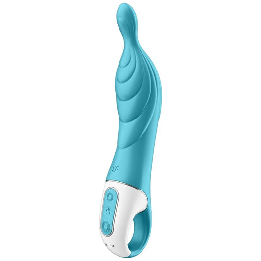 Satisfyer - Vibrateur Amazing 2 Aspot Turquoise - SATISFYER VIBRATOR | sextoys, vibrateurs, vibromasseurs anaux ou vaginaux classiques | Dimensions : 450