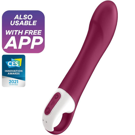 Satisfyer - Vibrateur Pointg Big Heat - SATISFYER VIBRATOR | sextoys, vibrateurs, vibrateurs hi-tech | Dimensions : 445