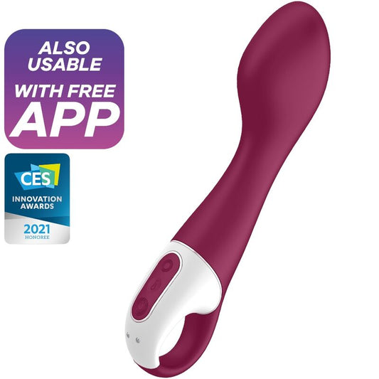 Satisfyer - Vibrateur Pontg Hot - SATISFYER VIBRATOR | sextoys, vibrateurs, vibrateurs hi-tech | Dimensions : 435