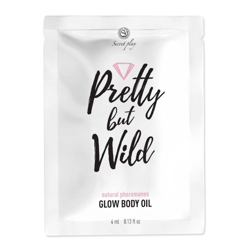 Secretplay - Sachet D''Huile Pour Le Corps Pretty But Wild Glow - SECRETPLAY COSMETIC | pharmacie, pour les massages, éclat du corps | Dimensions : 4