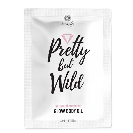 Secretplay - Sachet D''Huile Pour Le Corps Pretty But Wild Glow - SECRETPLAY COSMETIC | pharmacie, pour les massages, éclat du corps | Dimensions : 4