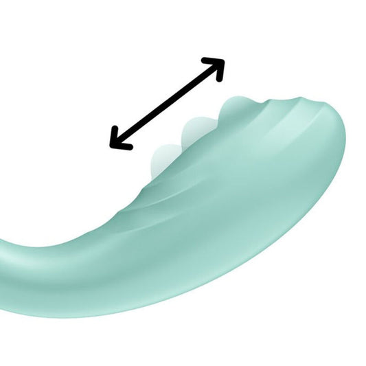Satisfyer - Vibrateur Spot G Rrrolling Pleasure Vert