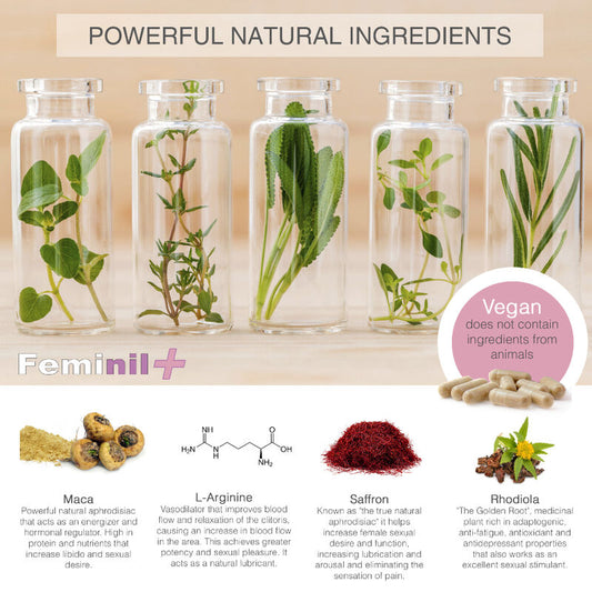 Capsules d'Amélioration de la Libido Féminine Feminil+