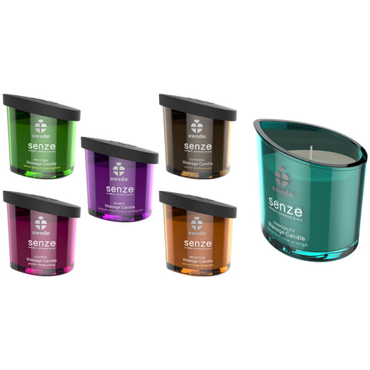 Swede - Bougie De Massage Senze Euphoria - Vanille, Bois De Santal