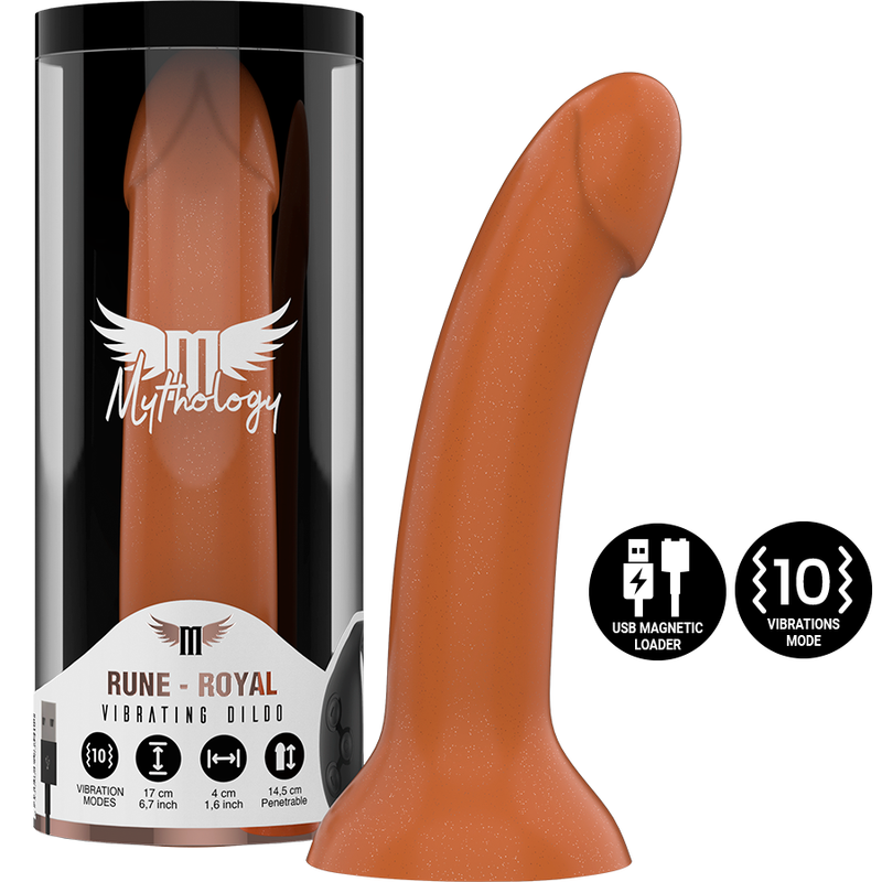 Mythology - Rune Royal Dildo M - Vibrateur Watchme Technologie Sans Fil Compatible - MYTHOLOGY FANTASY DILDO | sextoys, vibrateurs, télécommande | Dimensions : 265