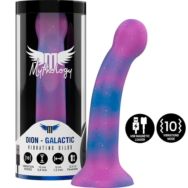 Mythology - Dion Galactic Dildo S - Vibrateur Watchme Technologie Sans Fil Compatible - MYTHOLOGY FANTASY DILDO | sextoys, vibrateurs, télécommande | Dimensions : 200